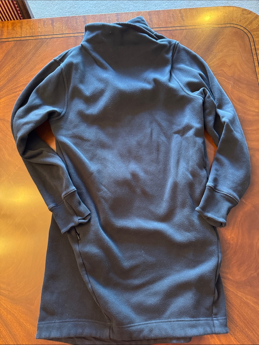Athleta black Long Cowl Neck Sweater Dress